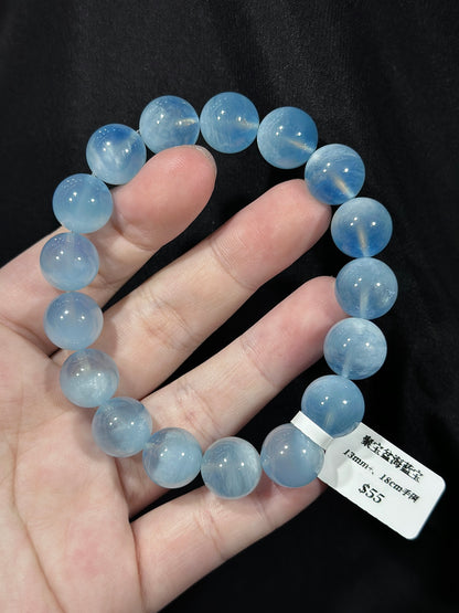 Cornucopia blue sky white clouds aquamarine