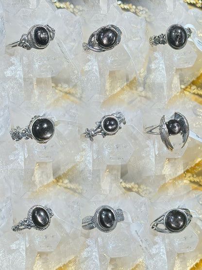 Gold Luck Stone S925 Silver Ring-1