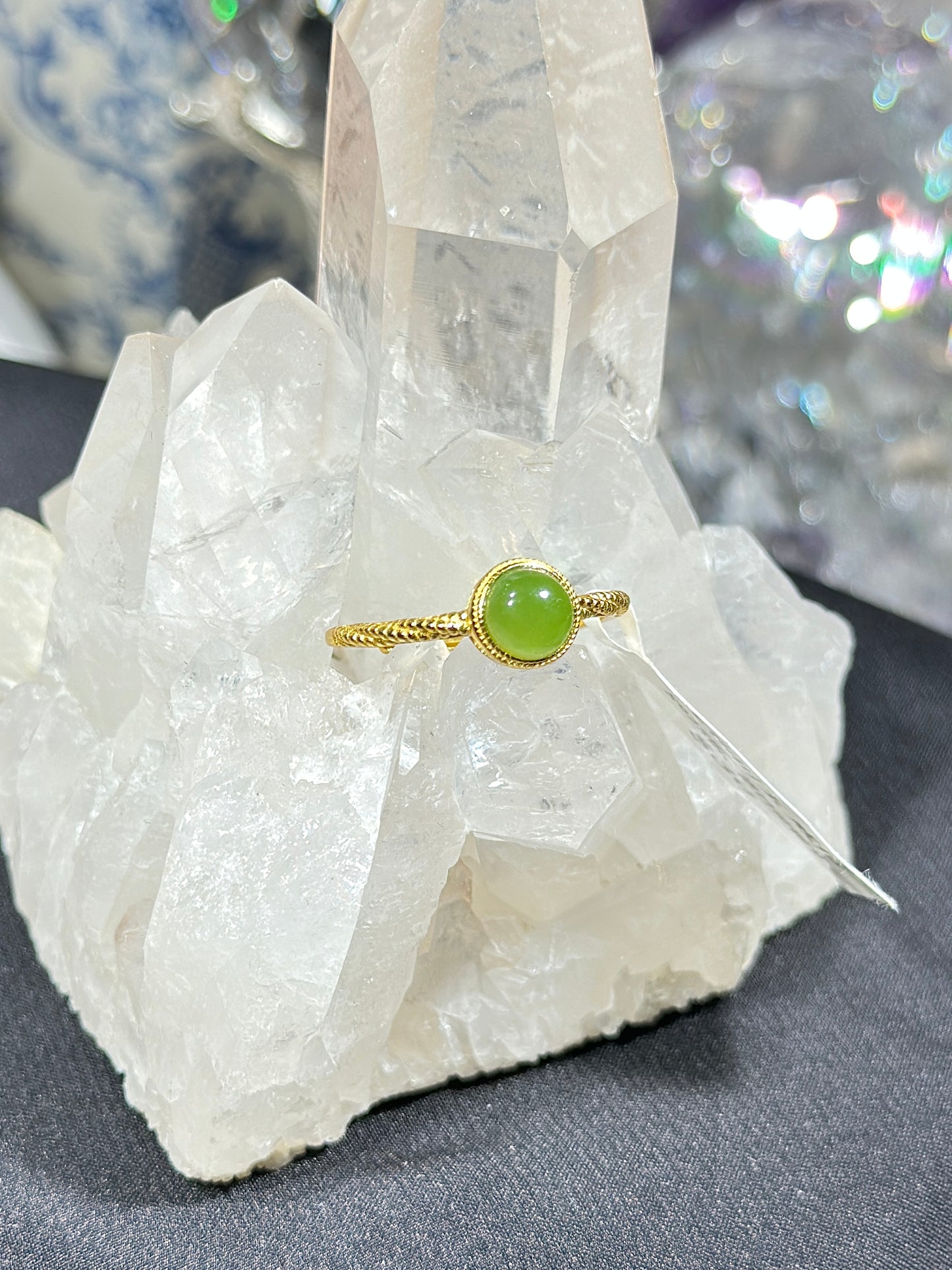 和田玉S925银戒指