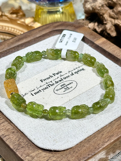 Green Tourmaline Pixiu