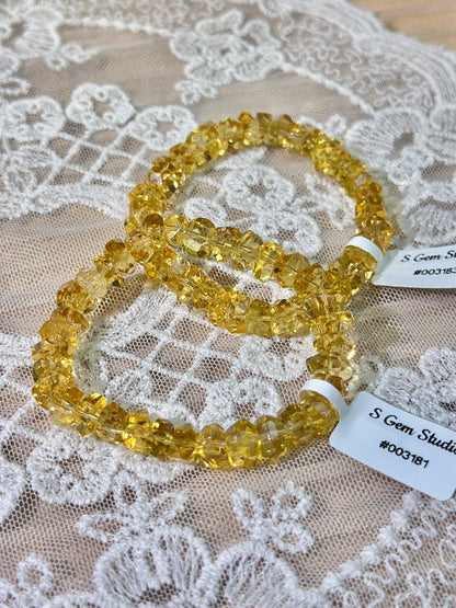 Brazilian Citrine Diamond Cut