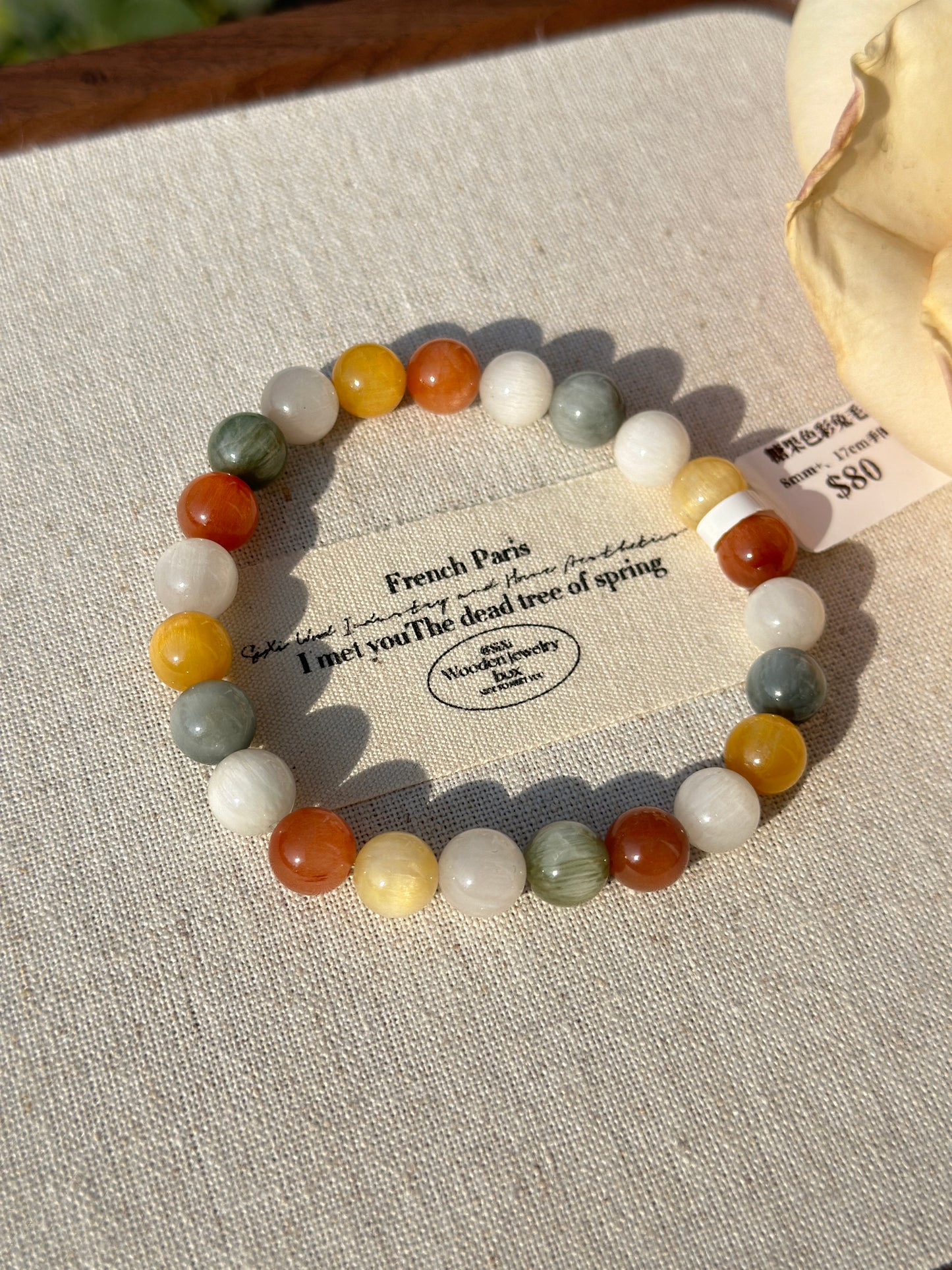 Candy-colored rabbit fur crystal