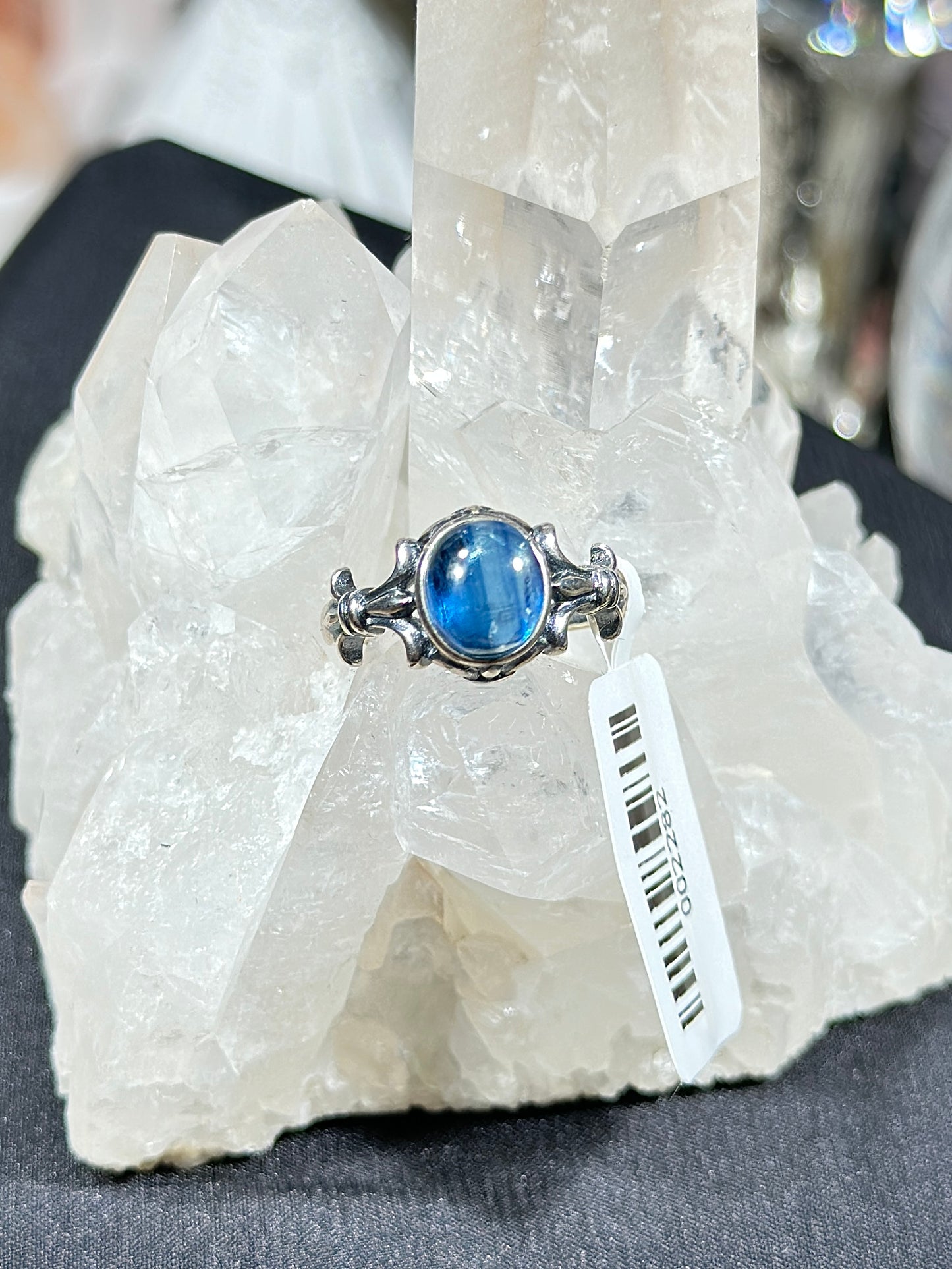 蓝晶石S925银戒指
