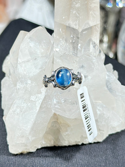 蓝晶石S925银戒指