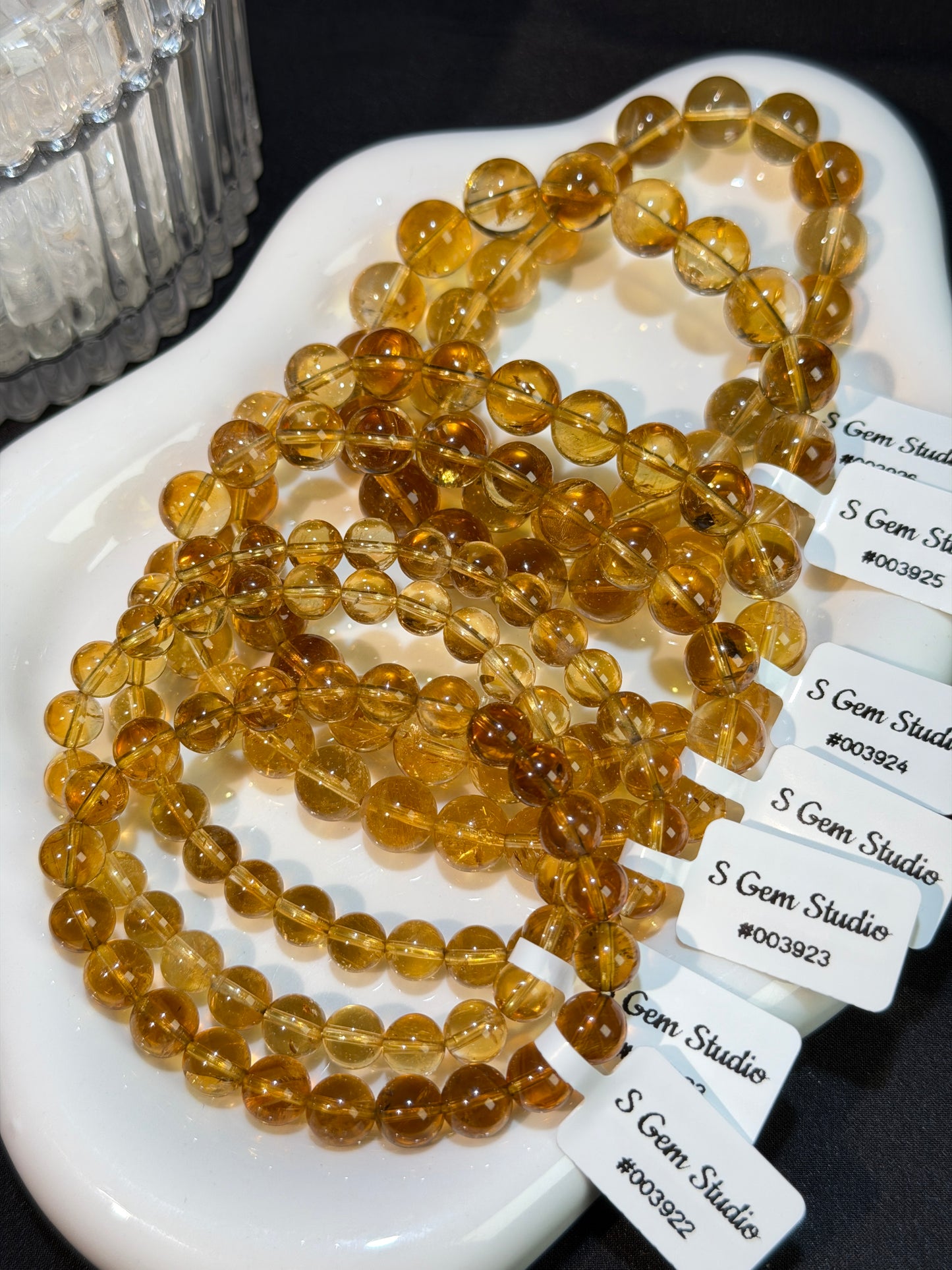 暴力黄阿塞黄水晶 7-10mm+