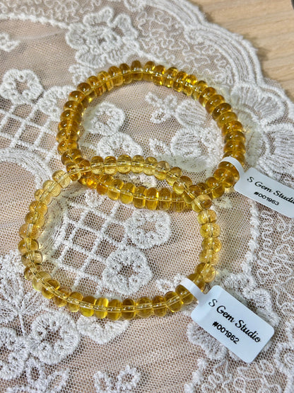 Citrine Abacus Beads