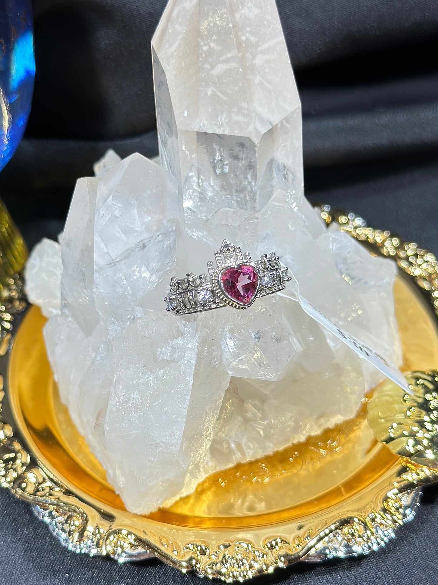 Pink Topaz S925 Silver Ring