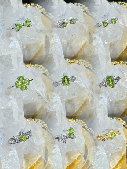 Peridot S925 silver ring-1