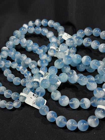 Cornucopia blue sky white clouds aquamarine