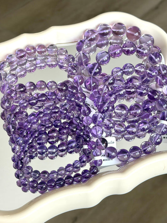 净体浓郁色巴西紫水晶