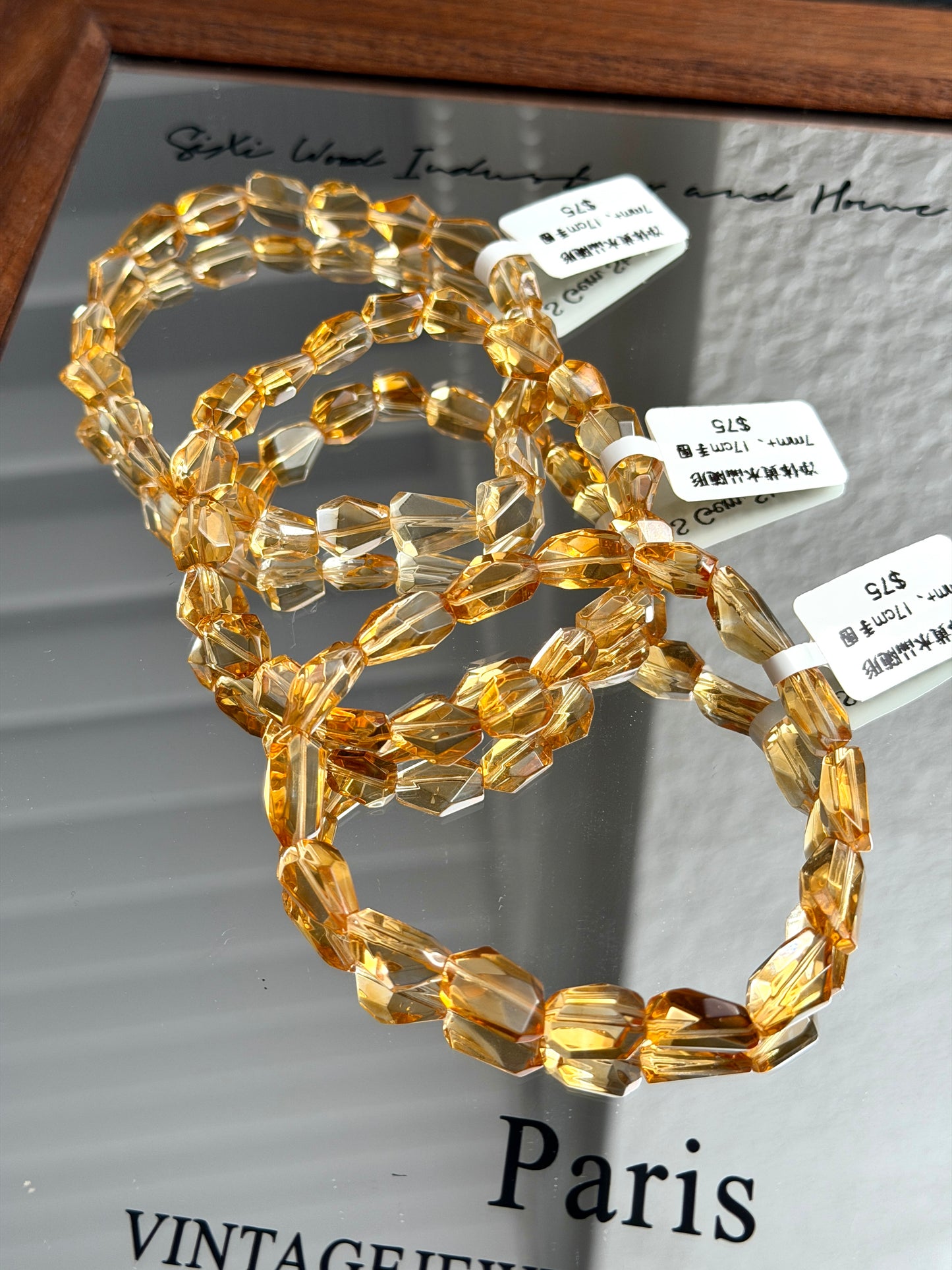 净体黄水晶随形