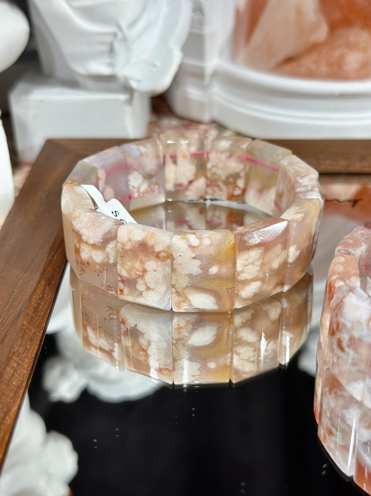 Sakura Agate Hand Card