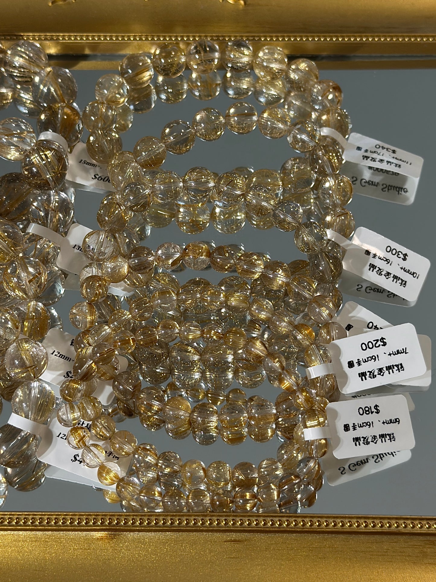 Titanium Crystal Golden Rutilated Quartz