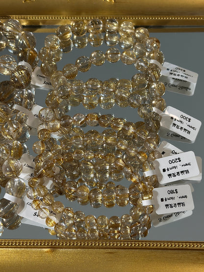 Titanium Crystal Golden Rutilated Quartz