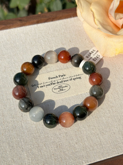 Vintage rabbit fur crystal