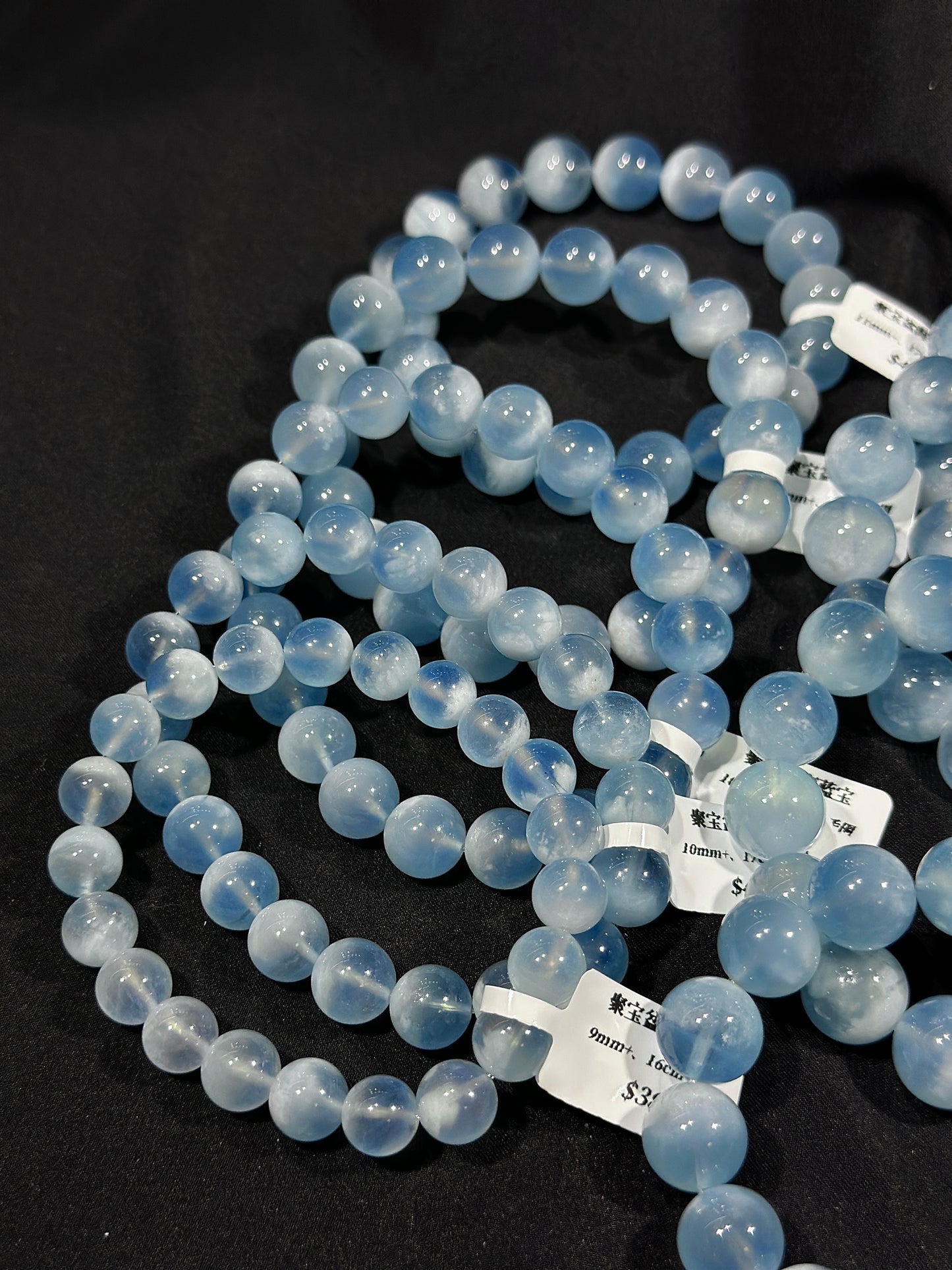 Cornucopia blue sky white clouds aquamarine