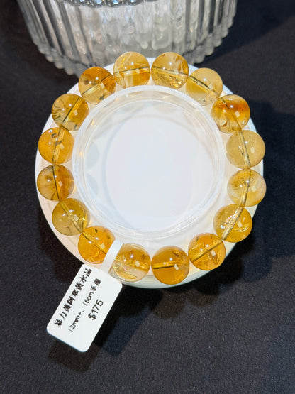 暴力黄阿塞黄水晶 11-15mm+