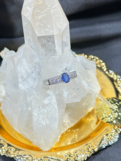 Sapphire S925 silver ring-1