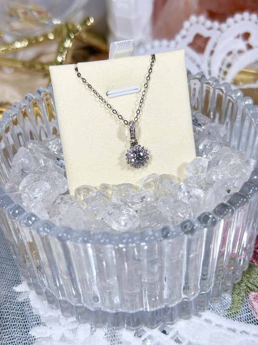 Moissanite necklace S925 silver