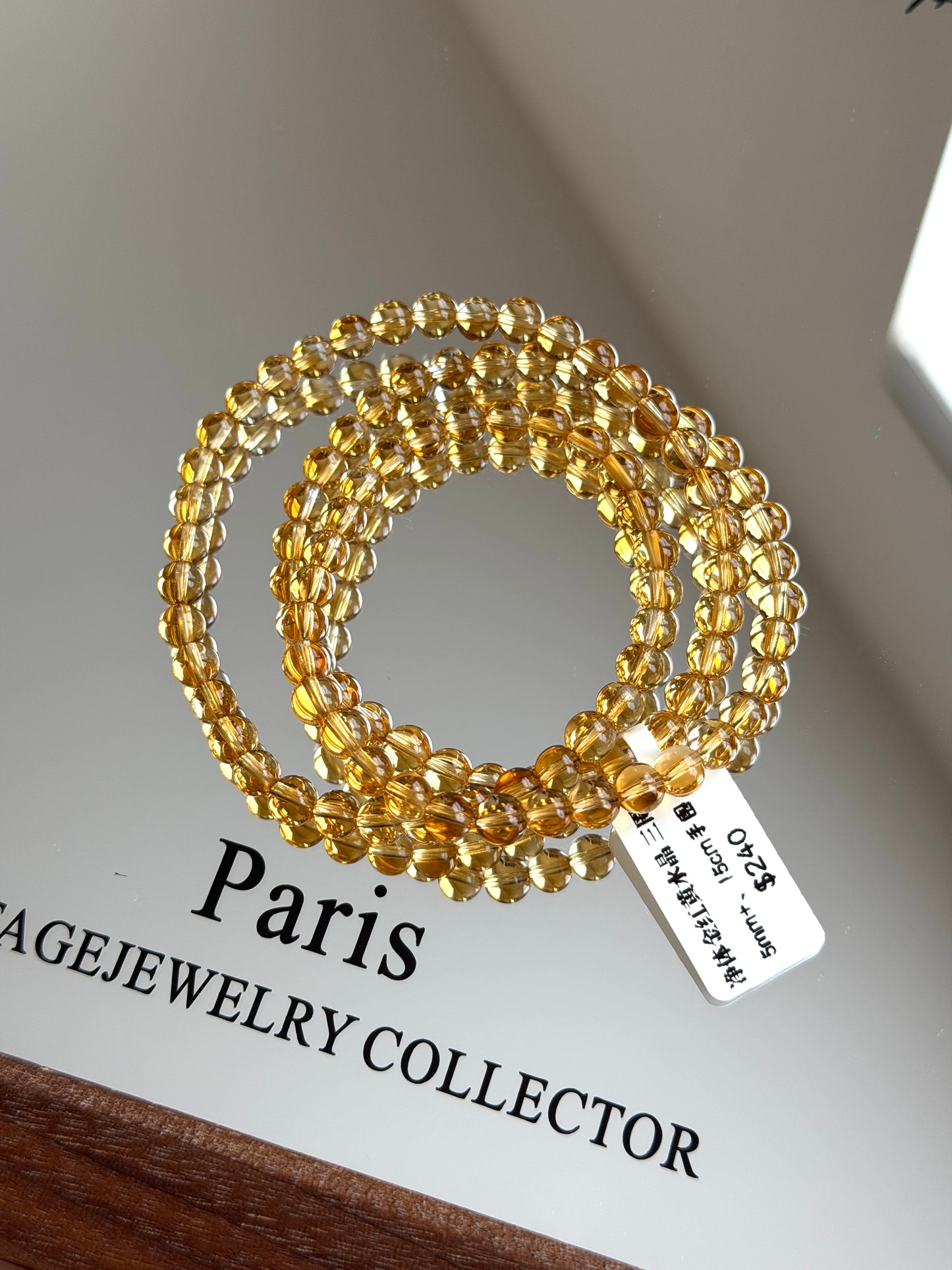 净体金红黄水晶多圈