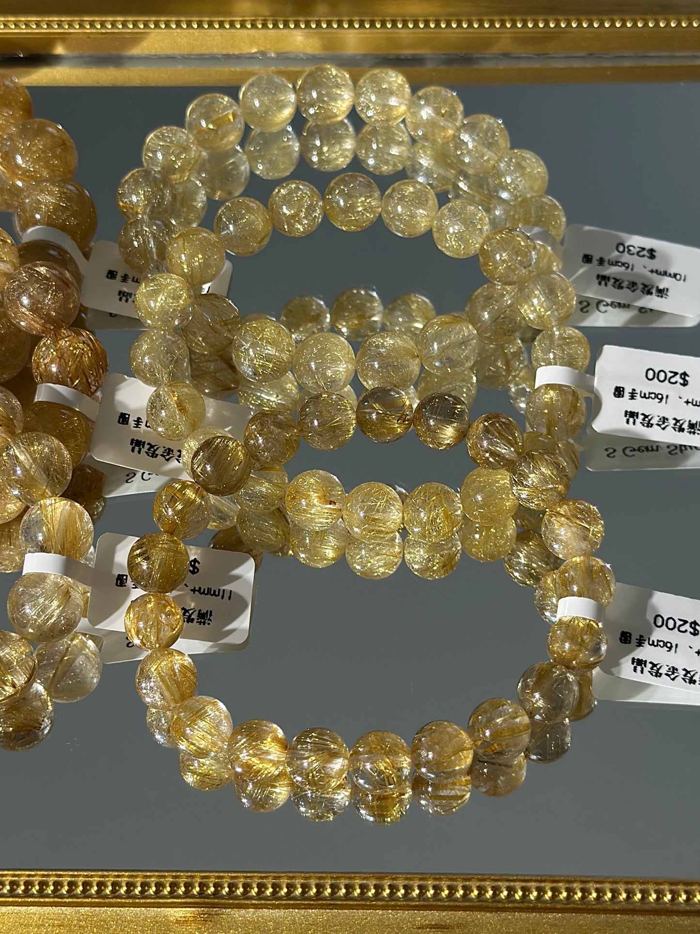 Full hair golden crystal