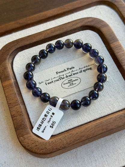 Transparent two-color cordierite