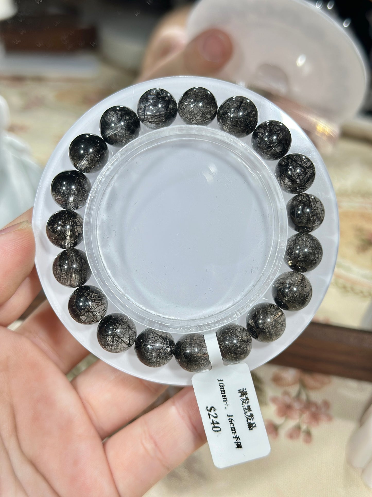 Full hair black crystal