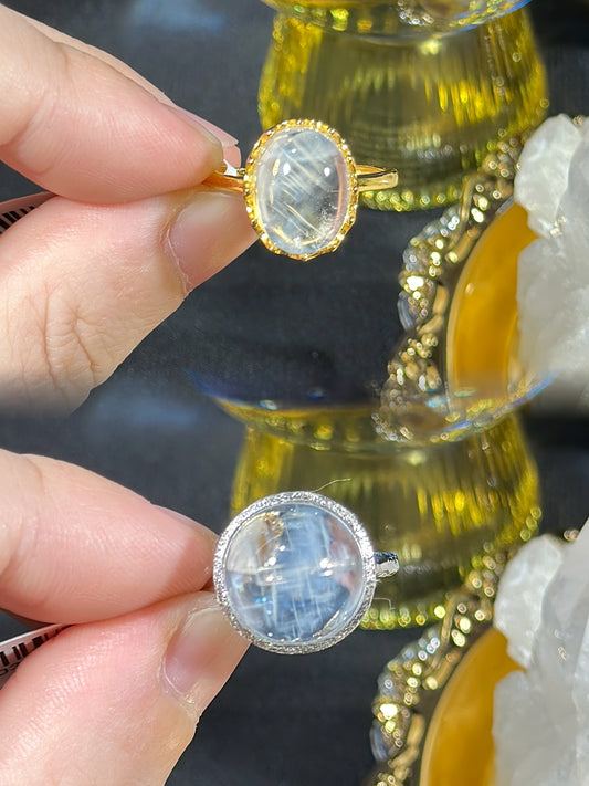 Blue Needle S925 Silver Ring