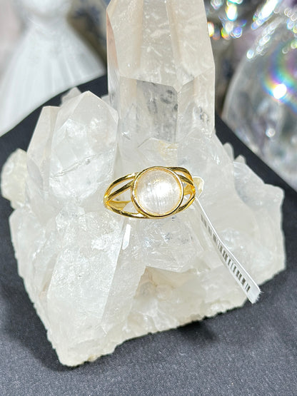 紫锂辉S925银戒指