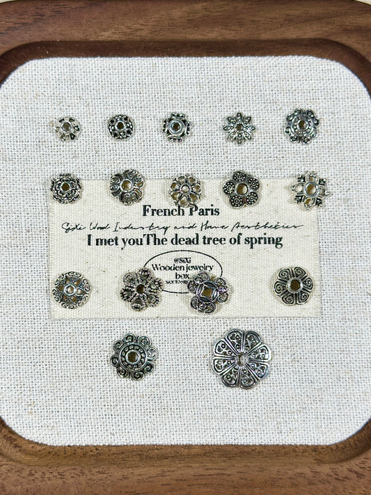 Antique silver torus spacer