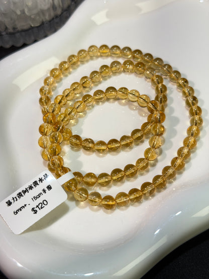 暴力黄阿塞黄水晶多圈