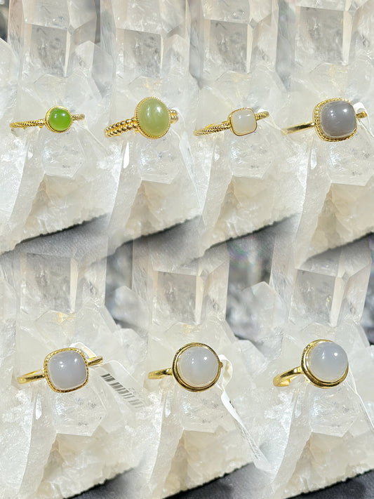 Hetian Jade S925 Silver Ring