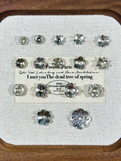 Antique silver torus spacer