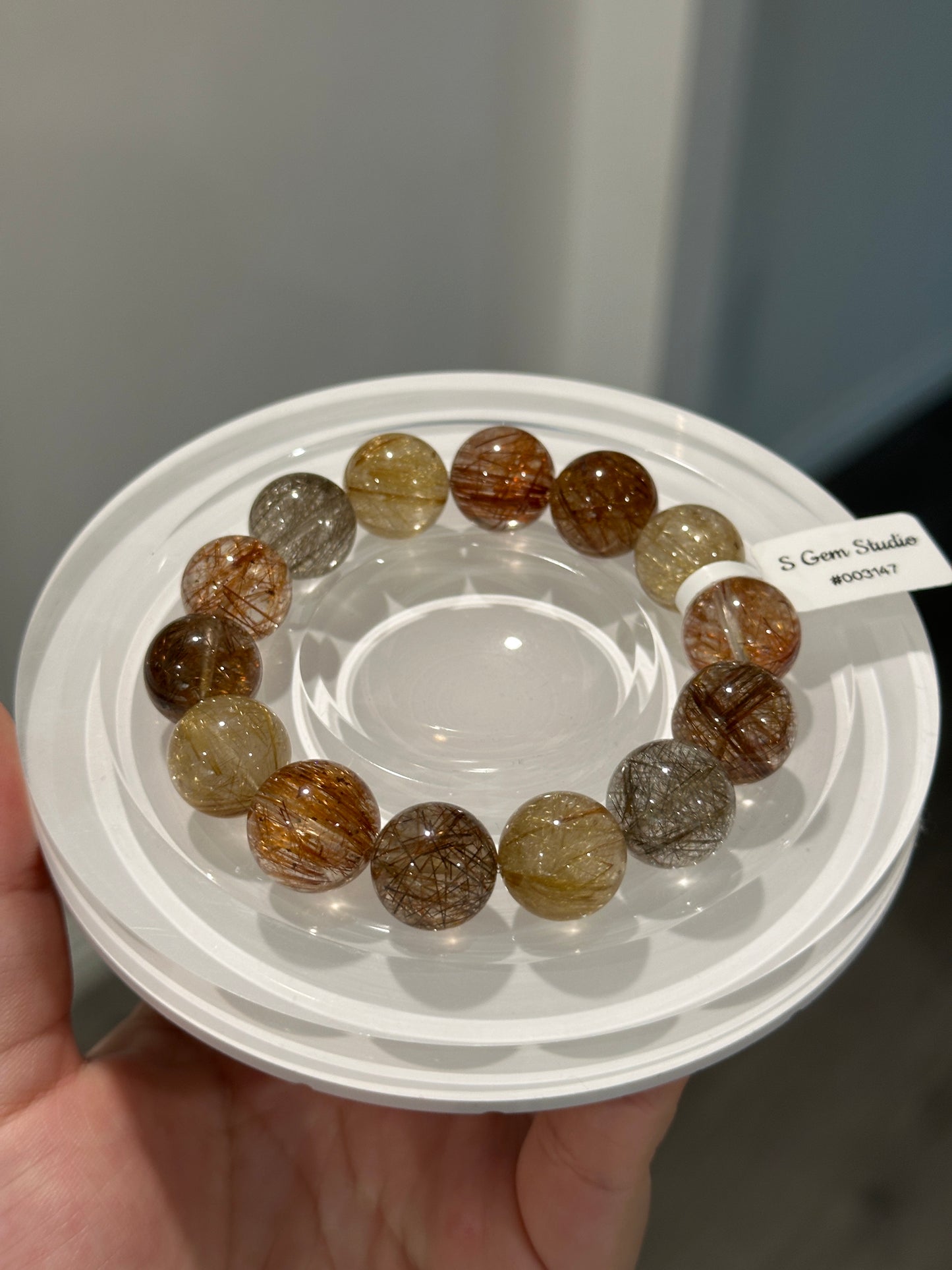 Full mineral color hair crystal