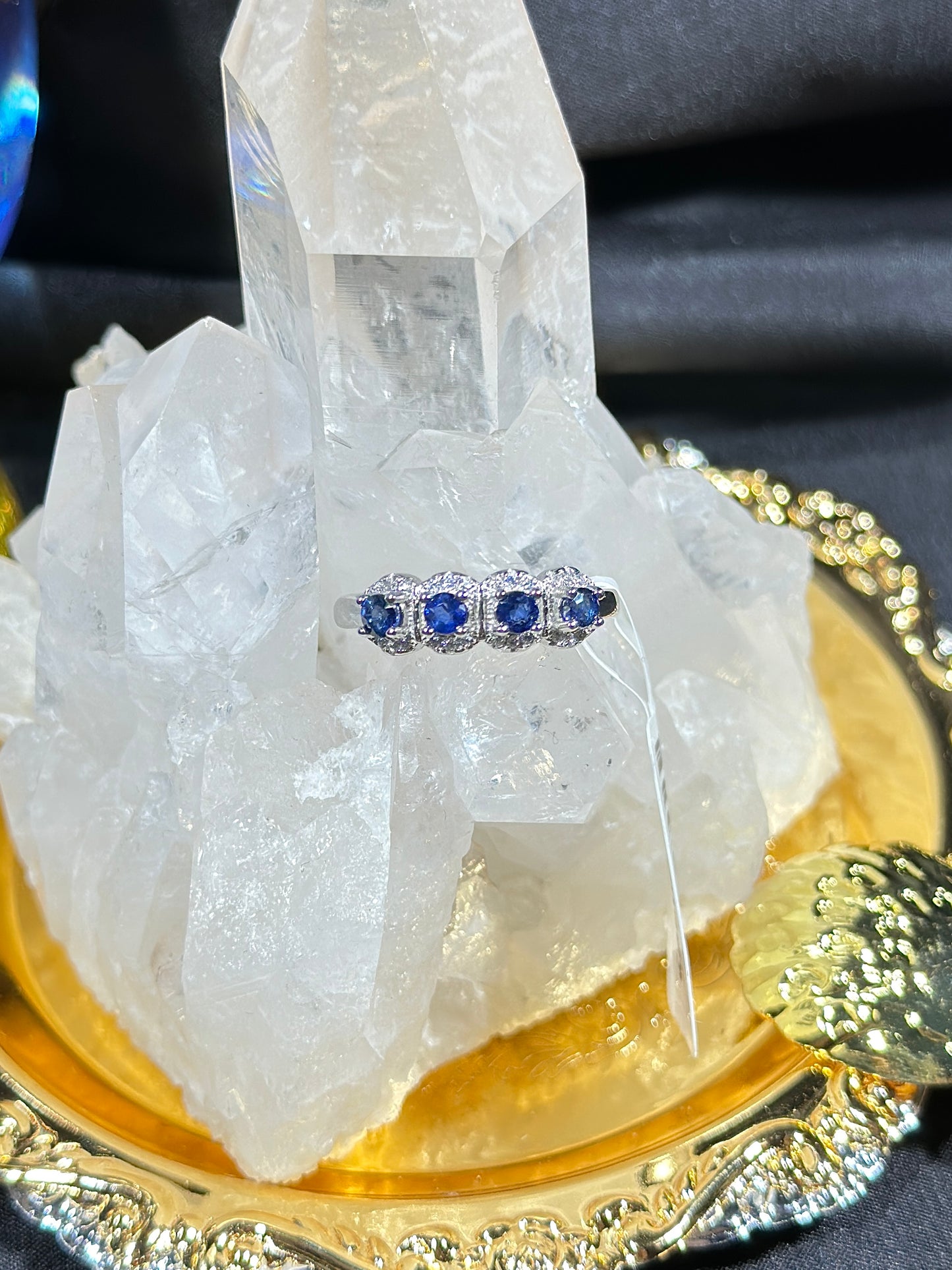 Sapphire S925 silver ring-1