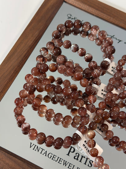 Pink rabbit hair crystal