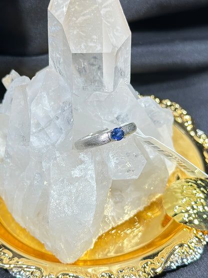 Sapphire S925 silver ring-2