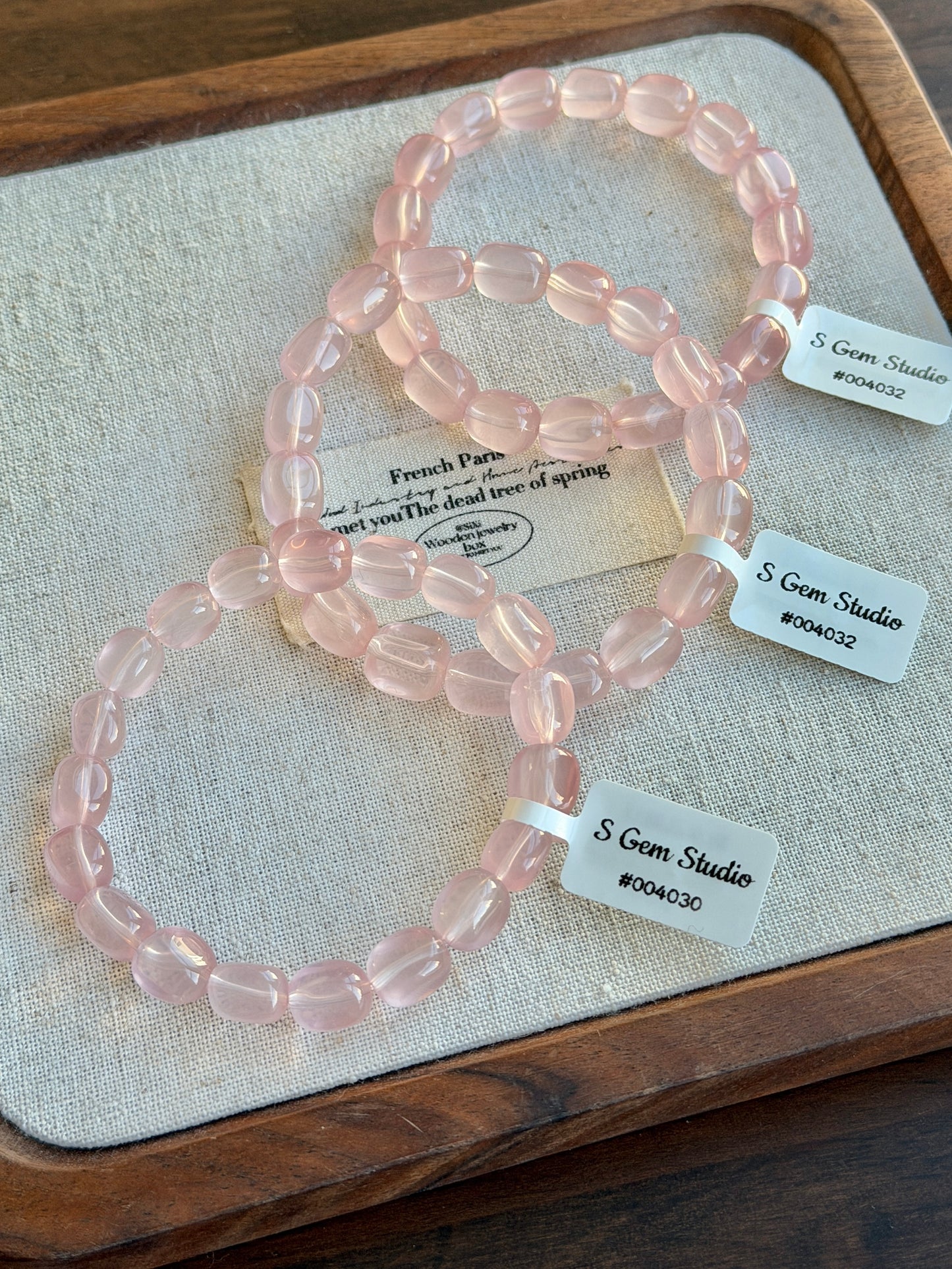 粉莫桑比克水晶糖豆