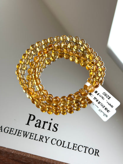 净体金红黄水晶多圈