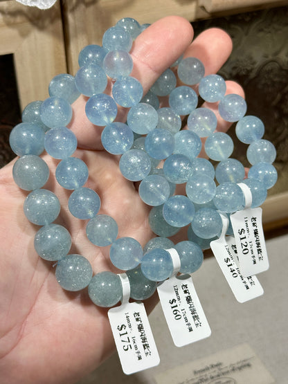 Old mine sparkling aquamarine crystal