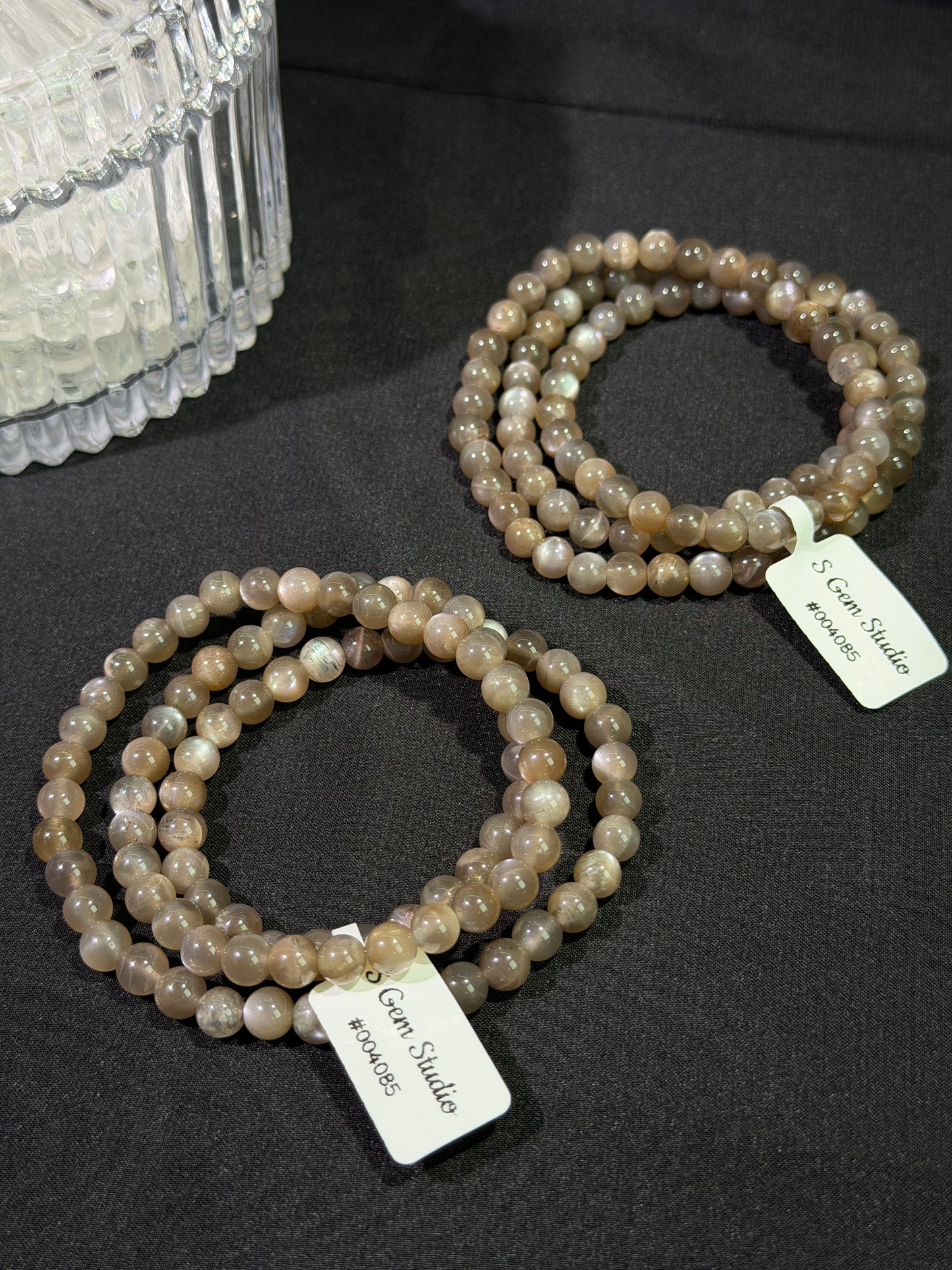 奶茶月光石多圈