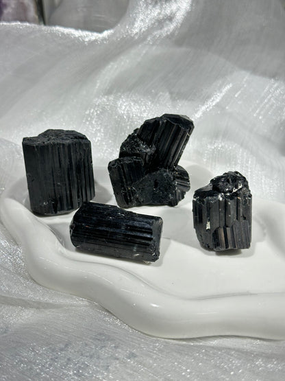 Black Tourmaline Crystal Block