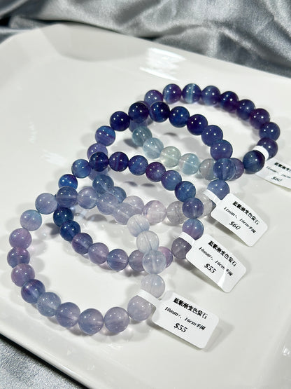 蓝紫渐变萤石