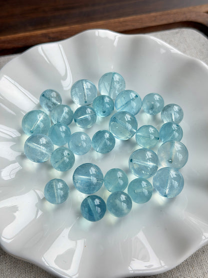 冰川蓝海蓝宝单珠