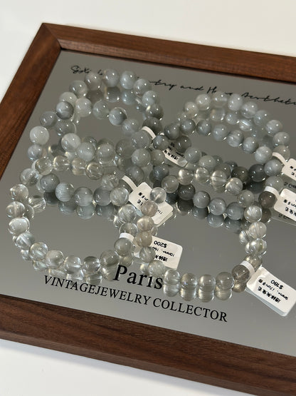 透体灰兔毛水晶