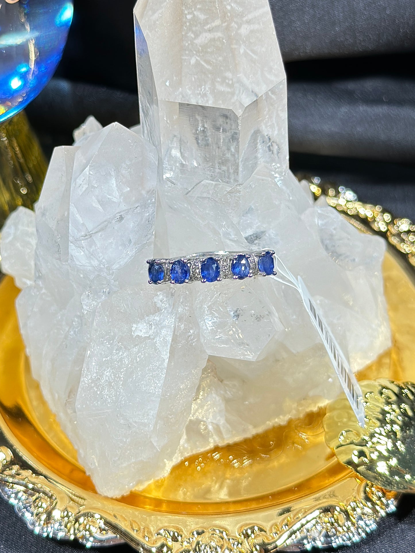 Sapphire S925 silver ring-2