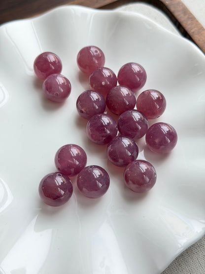 紫马粉单珠 13mm+