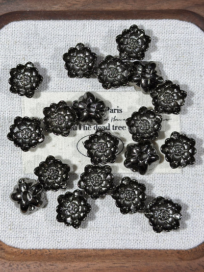 Gun black spacer bead ring