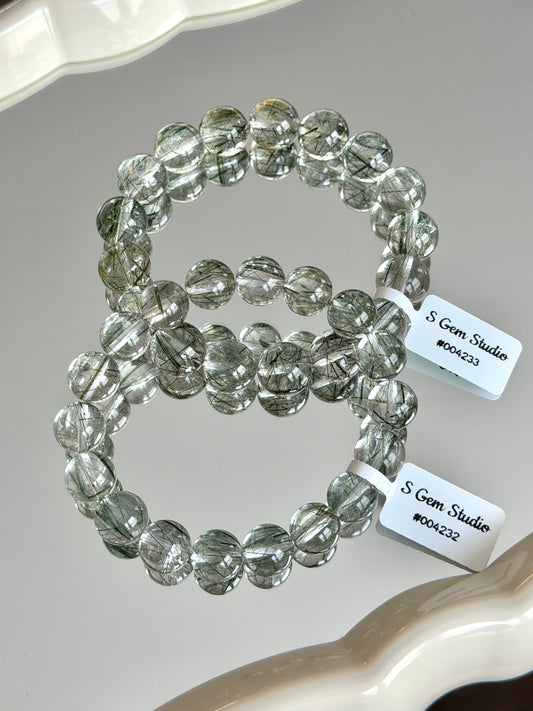 Light Green Tourmalated Quartz
