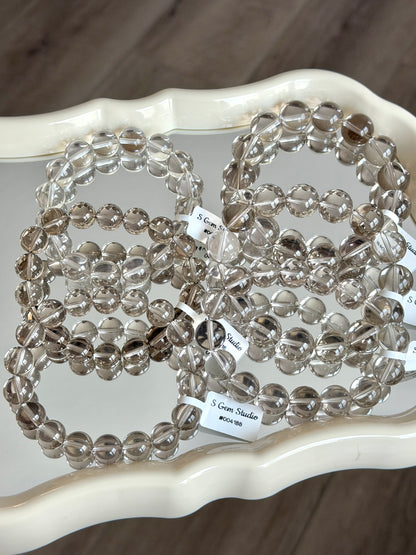 Pure White Tea Light Tea-Colored Crystal